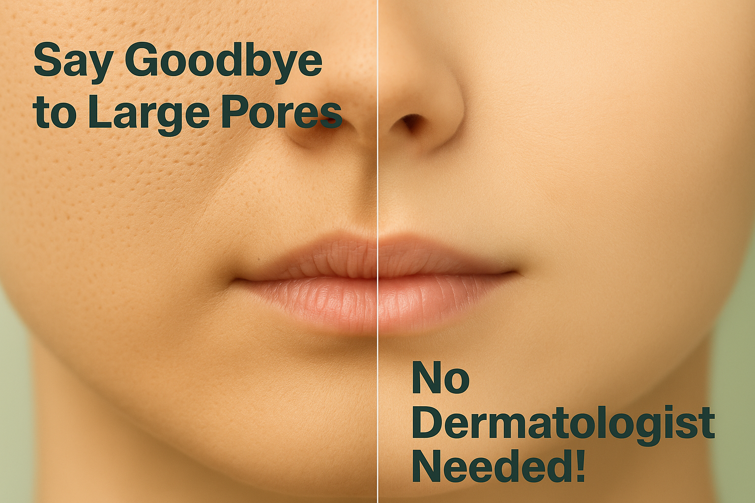 Say goodbye to large pores