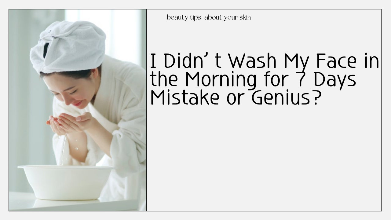 skip morning face wash