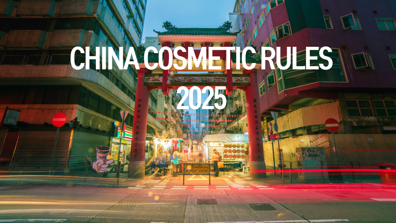 China cosmetic regulations 2025