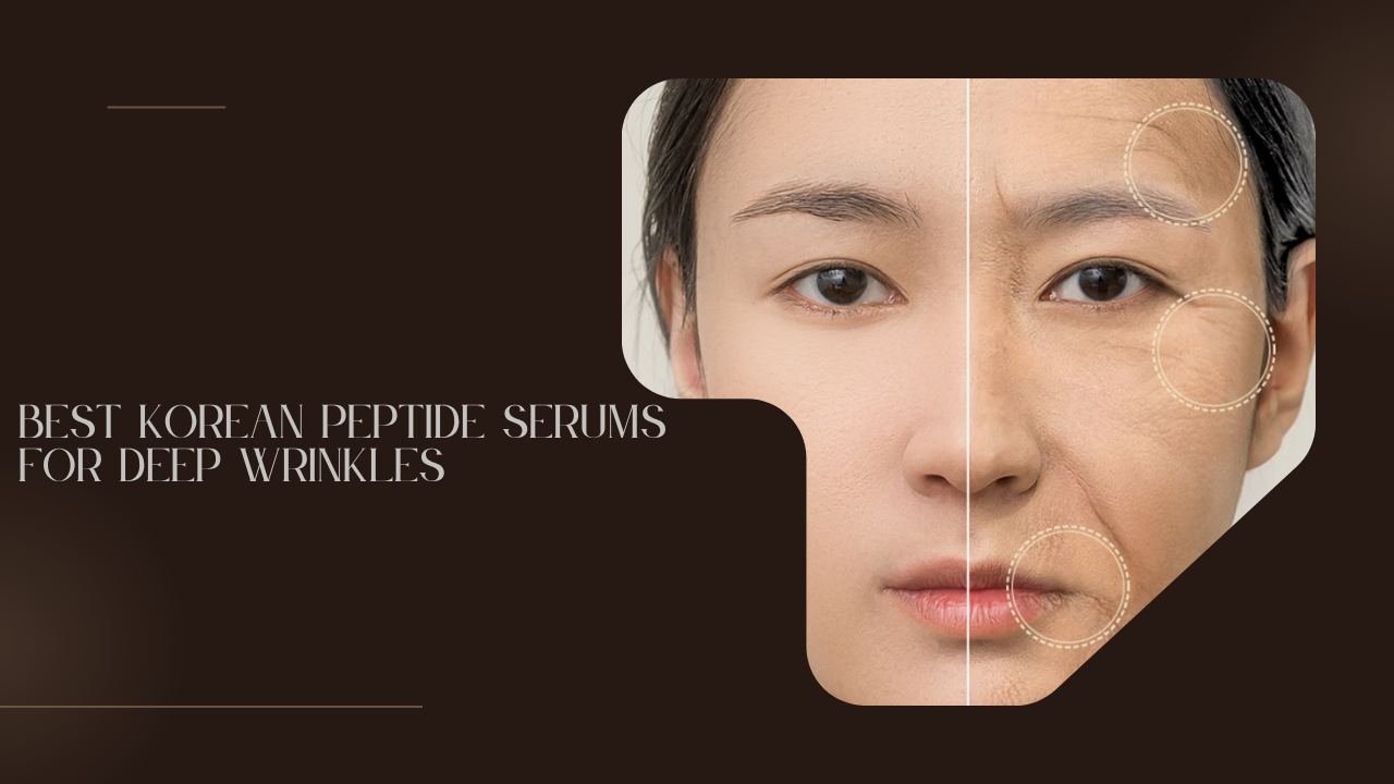 Korean peptide serum for deep wrinkles