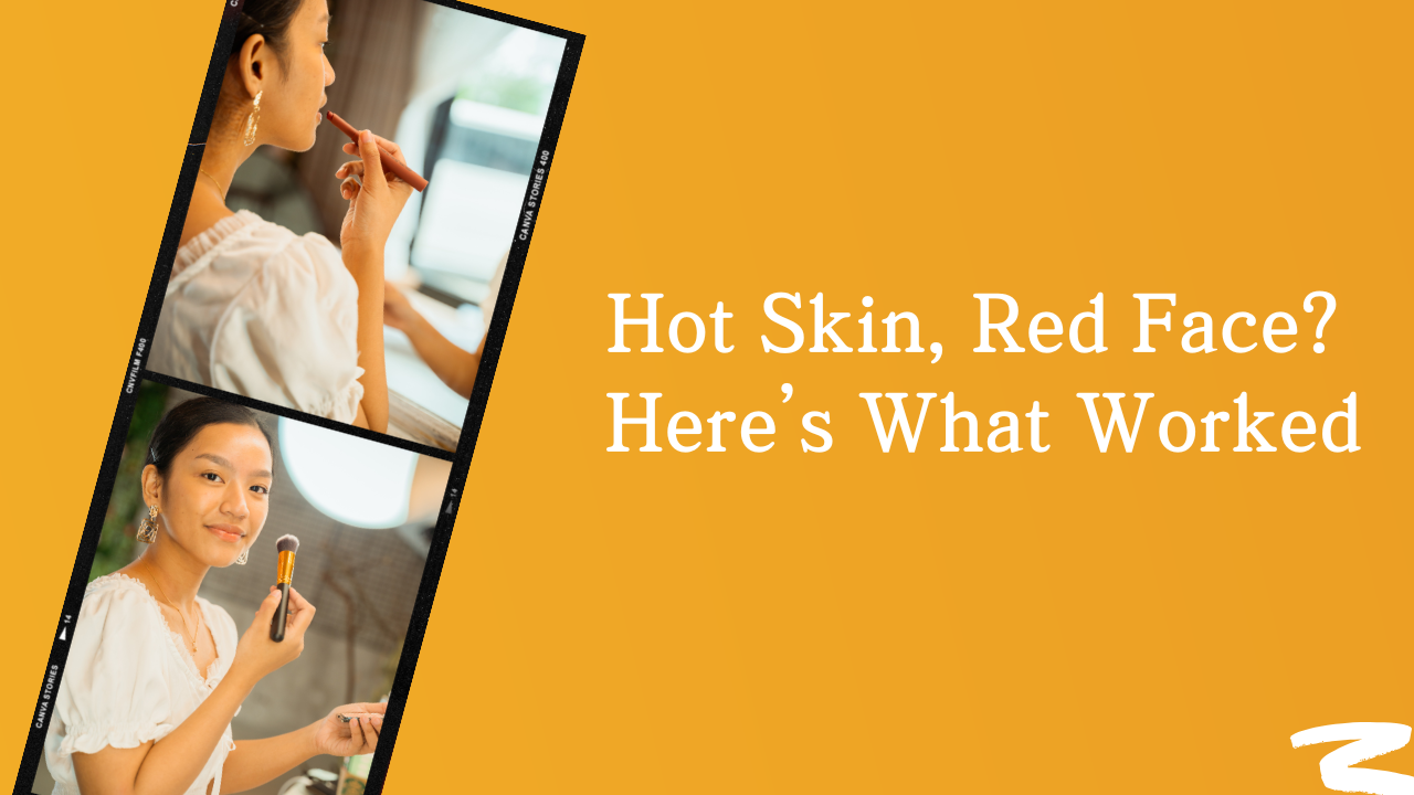 soothing skincare for hot skin